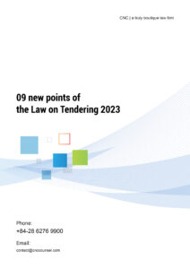 09 NEW POINTS OF THE LAW ON TENDERING 2023