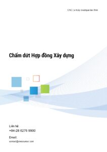 Chấm dứt Hợp đồng xây dựng