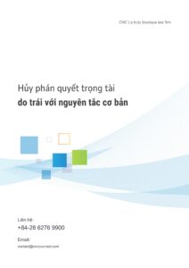 Hủy phán quyết trọng tài