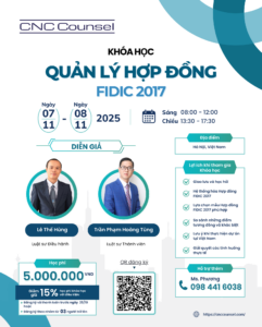 CNC_Khoa hoc Hop dong FIDIC 2017 tai Ha Noi 07-08.11.2025