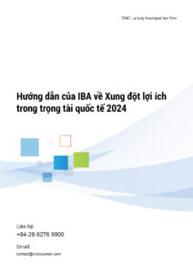 Hướng dẫn của IBA về Xung đột lợi ích trong trọng tài quốc tế 2024