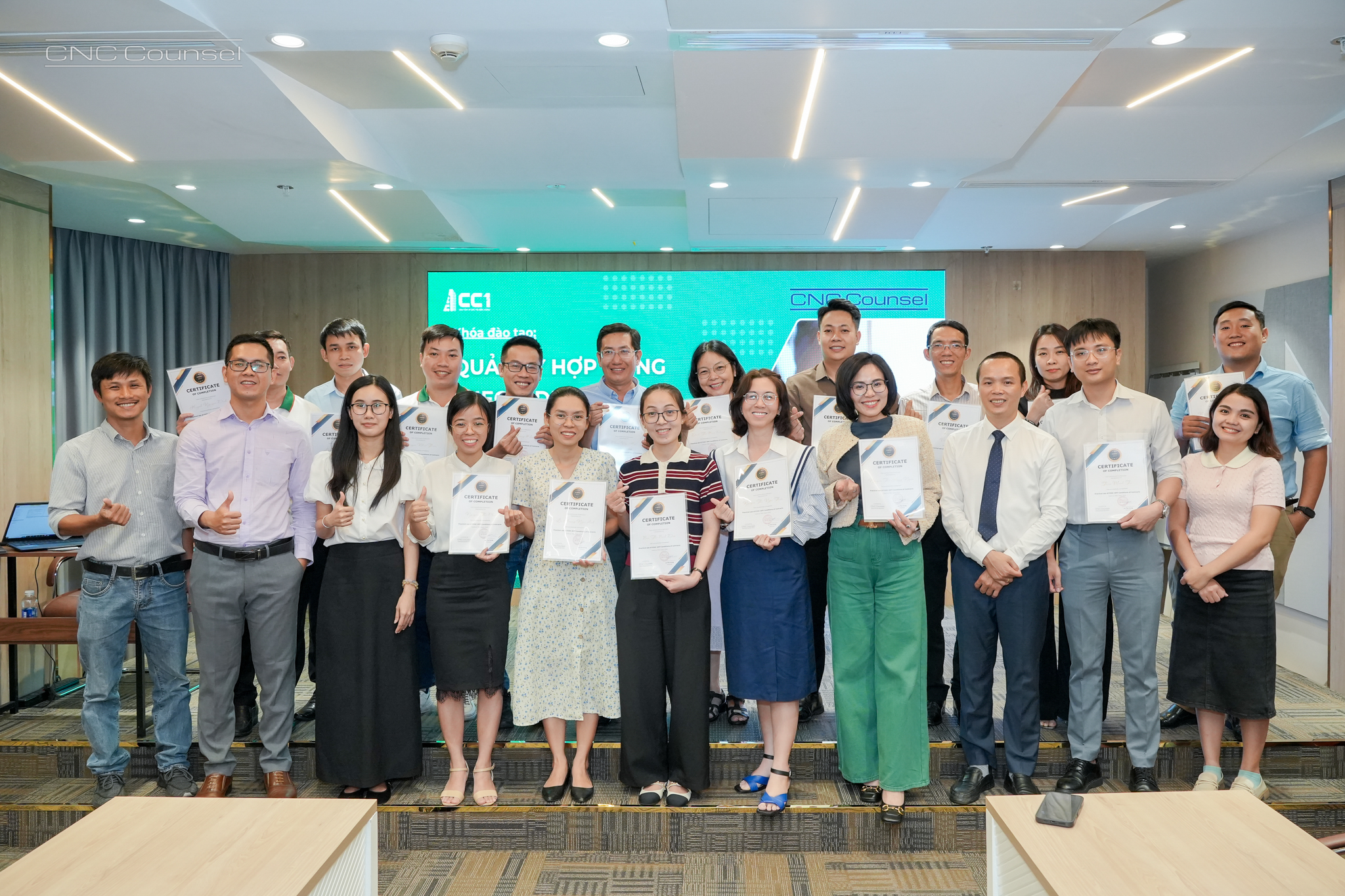 CNC_The FIDIC Contract Training Course came to a successful close