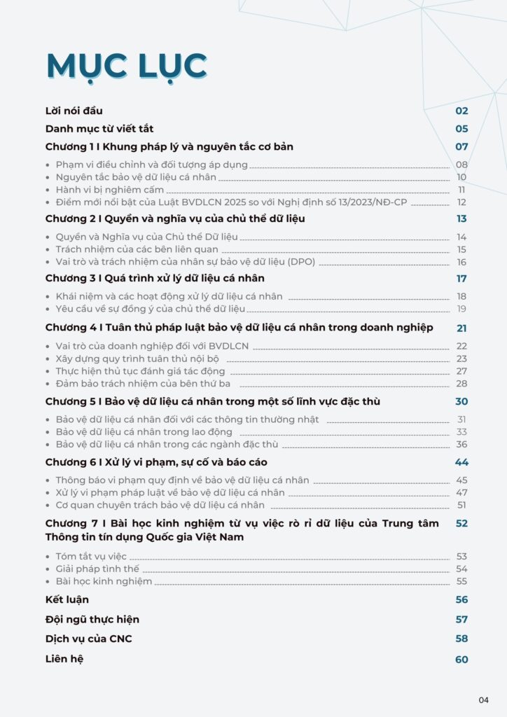 Cẩm nang Bảo vệ dữ liệu cá nhân 2025