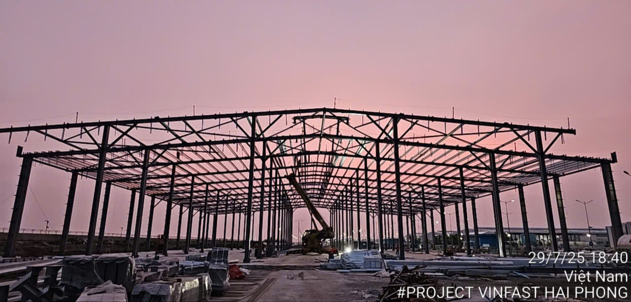 CNC ghi dấu tại siêu Dự án Tổ hợp Sản xuất Ô tô Vinfast Hải Phòng