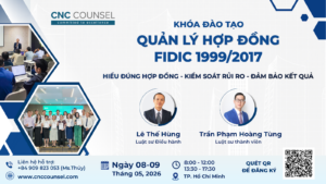 CNC_Chương trình đào tạo chuyên sâu Hợp đồng FIDIC 1999 & 2017 tại HCM