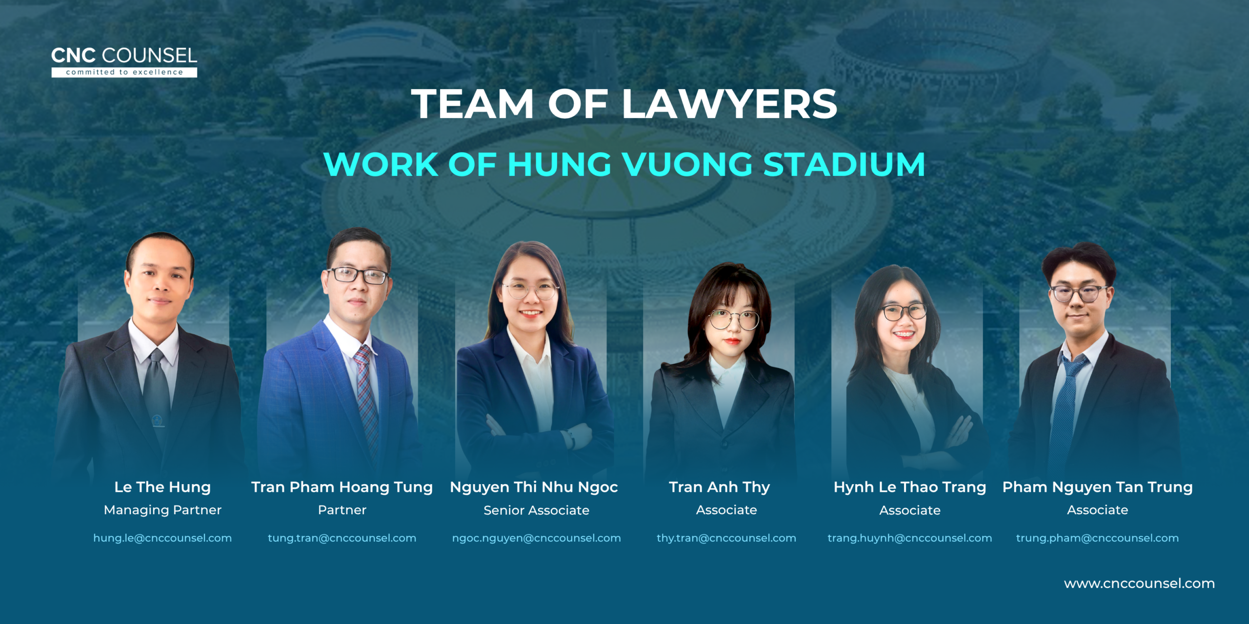 Team of Lawyers - Work of Hung Vuong Stadium