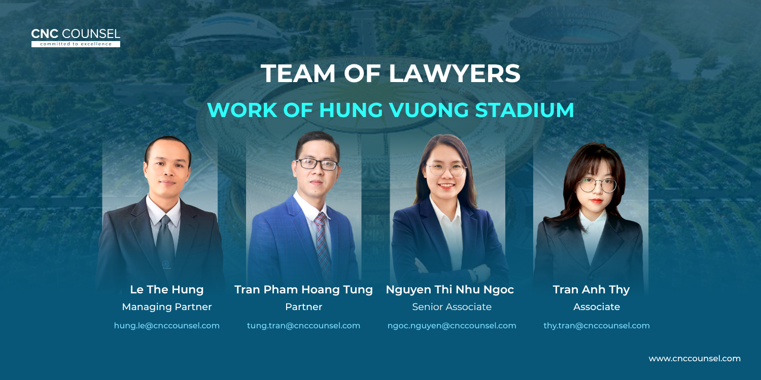 Team of Lawyers - Work of Hung Vuong Stadium