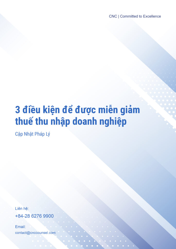 3 điều kiện để được miễn giảm thuế thu nhập doanh nghiệp