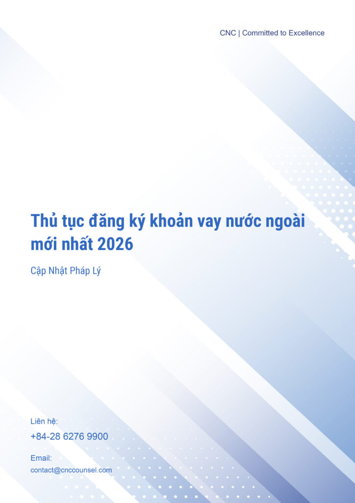 Thủ tục đăng ký khoản vay nước ngoài mới nhất 2026