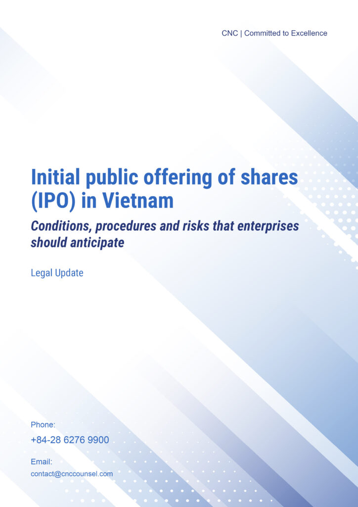 CNC_Legal Update_Initial public offering of shares (IPO) in vietnam