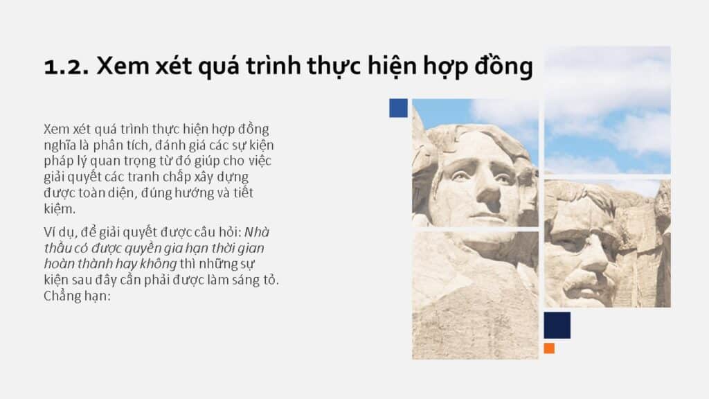 Tiến trình thực hiện Hợp đồng