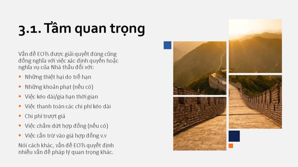 Giải quyết Tranh chấp về EOTs