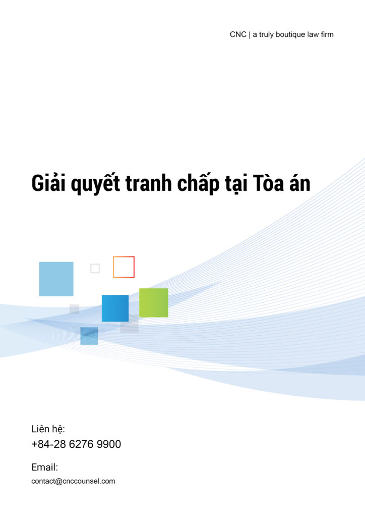 Giải quyết tranh chấp tại Tòa án