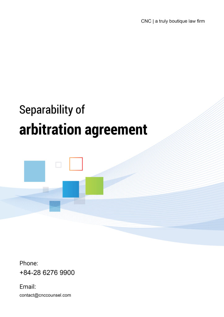 Separability of arbitration agreement