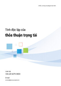 Tính độc lập của thỏa thuận trọng tài