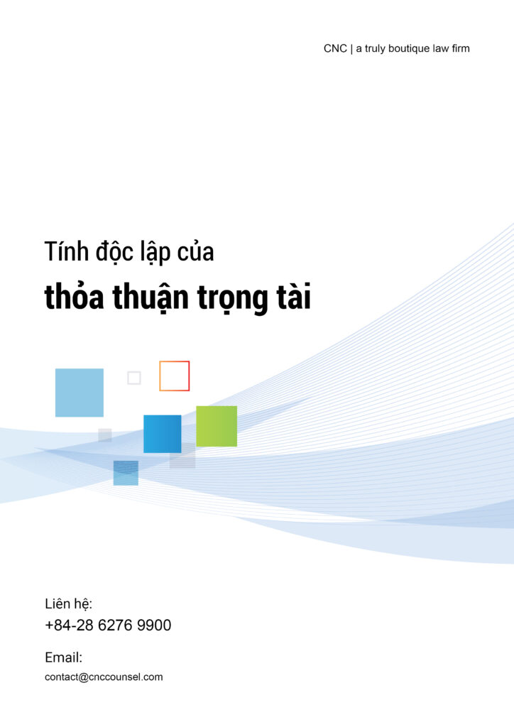 Tính độc lập của thỏa thuận trọng tài