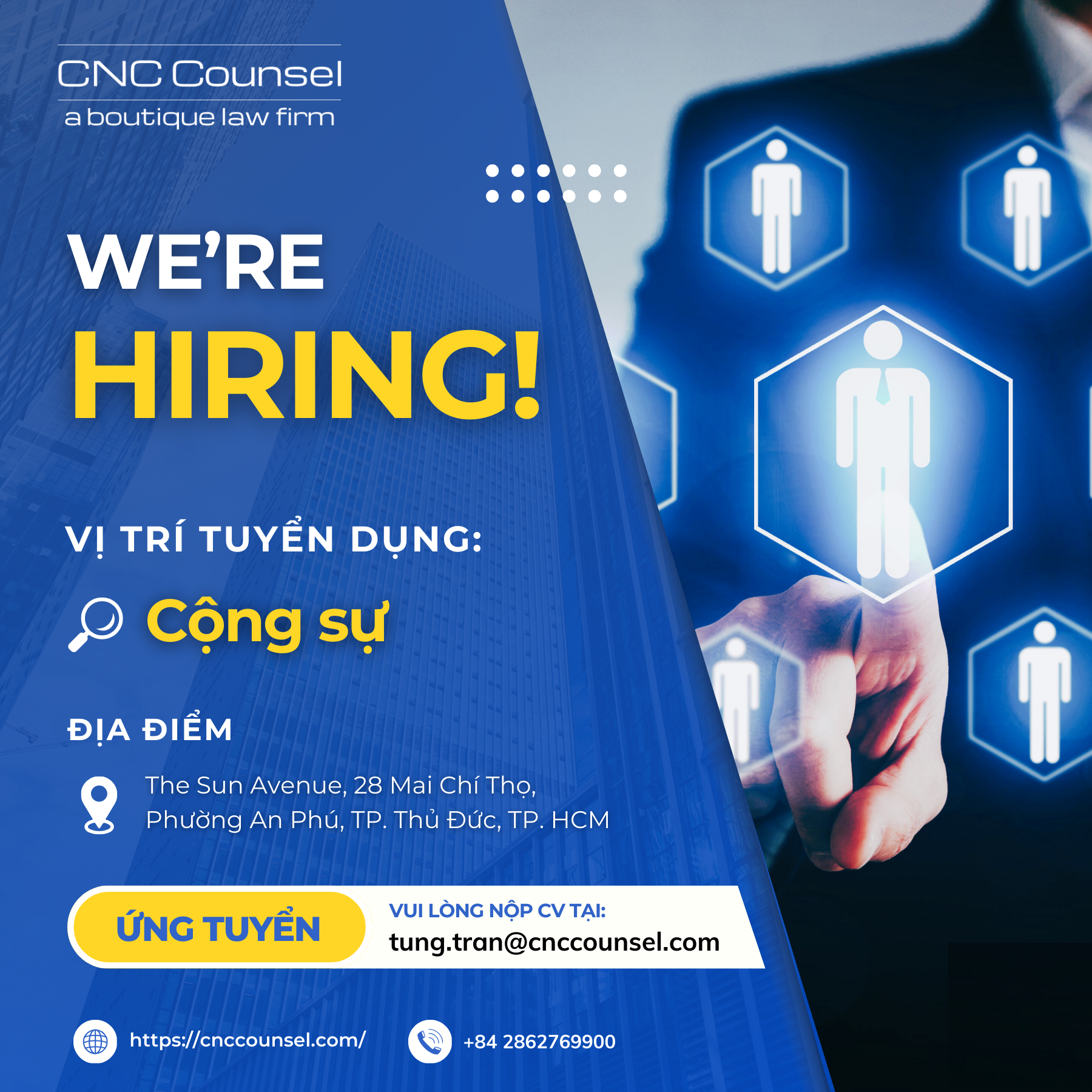 Tuyển dụng Luật sư cộng sự