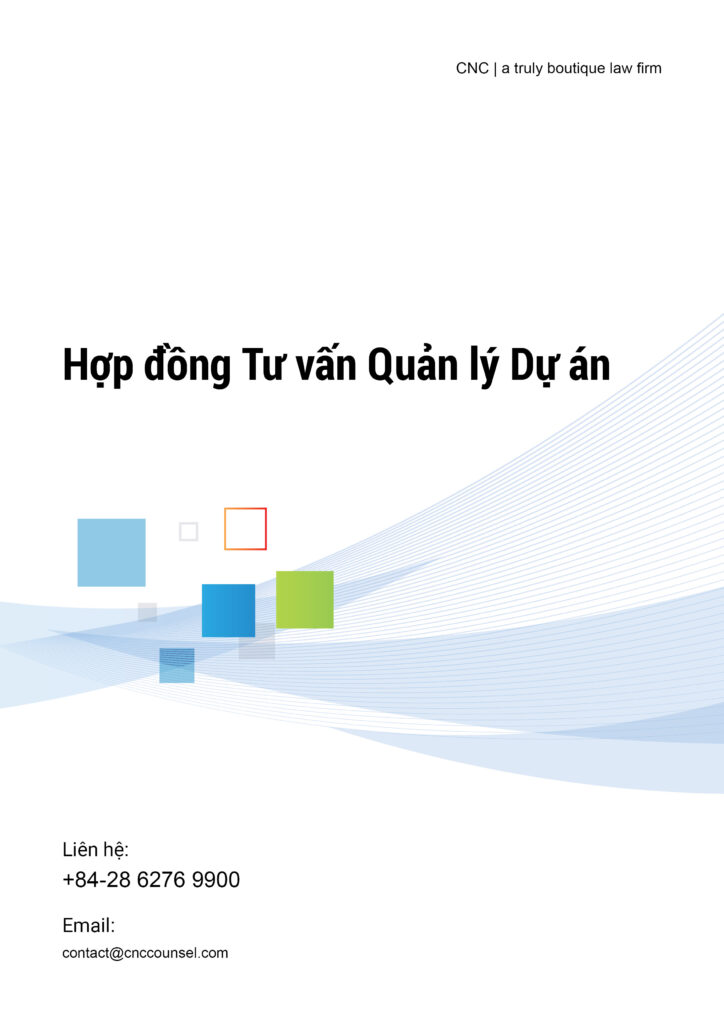 Hợp đồng tư vấn quản lý dự án