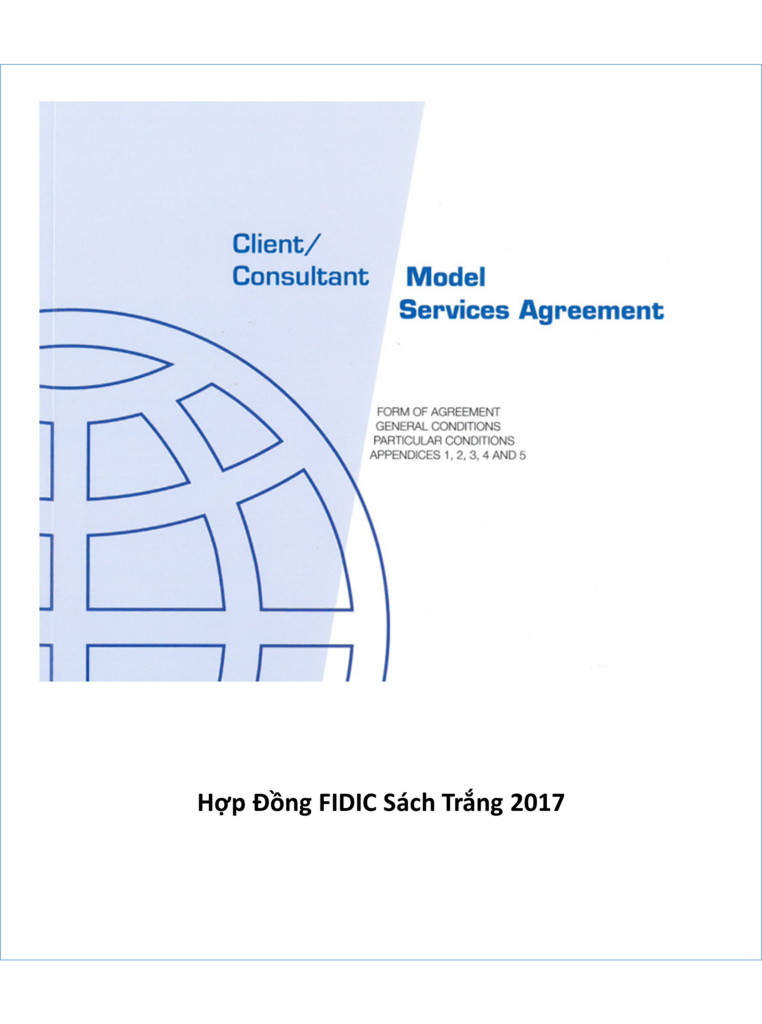 Hợp đồng FIDIC Sách Trắng 2017