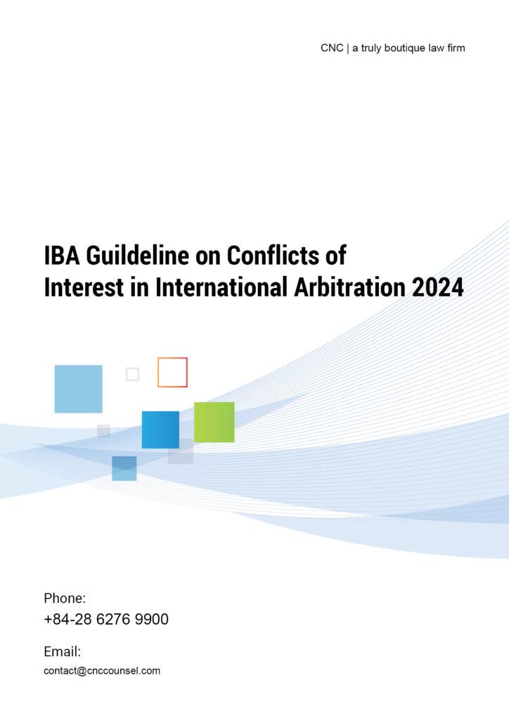 IBA Guildeline on Conflicts of Interest in International Arbitration 2024