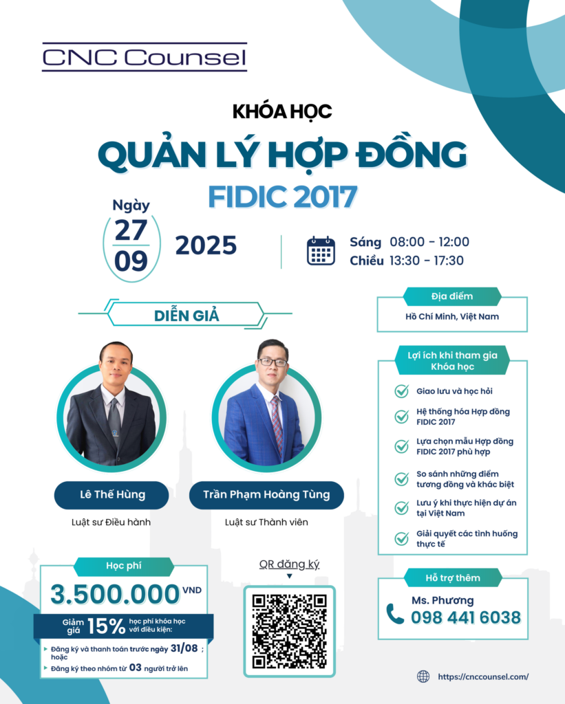 Đào tạo Hợp đồng FIDIC 2017