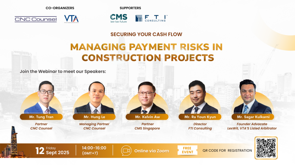 Hội thảo Đảm Bảo Dòng Tiền Thông Qua Quản Lý Rủi Ro Thanh Toán Đối Với Dự Án Xây Dựng