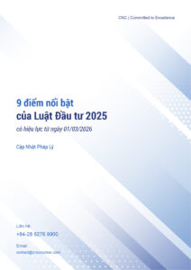 9 điểm nổi bật của Luật Đầu tư 2025 có hiệu lực từ ngày 01/03/2026