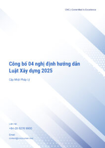 Công bố 04 nghị định hướng dẫn Luật Xây dựng 2025