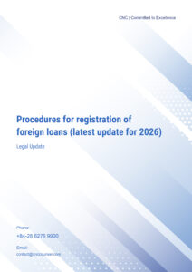 Procedures for registration of foreign loans (latest update for 2026)