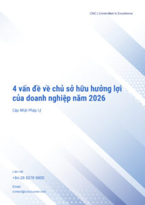 4 vấn đề về chủ sở hữu hưởng lợi của doanh nghiệp năm 2026